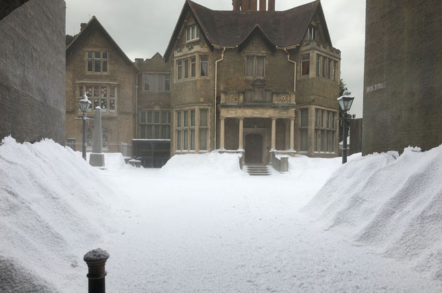 Snow Blanket creates snow drifts in Call the Midwife
