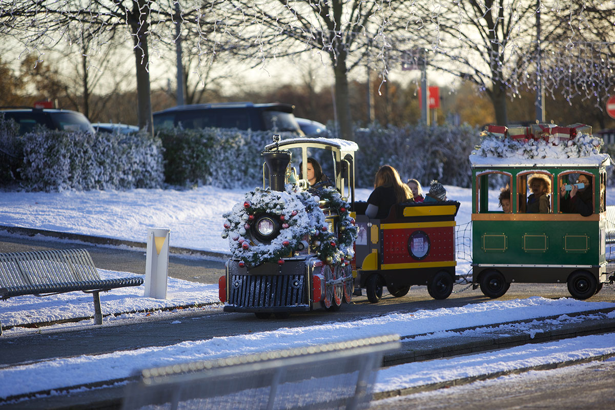 Environmentally friendly outdoor snow by Snow Business